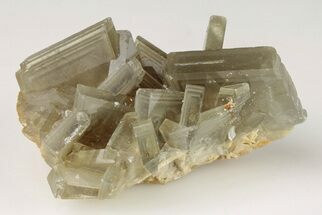 1.5" Tabular Barite Crystal Cluster with Phantoms - Peru - Crystal #204779