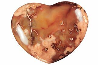 Colorful Carnelian Agate Heart #205162
