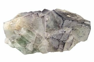 4.4" Purple Edge Fluorite Crystal Cluster - Qinglong Mine, China - Crystal #205304