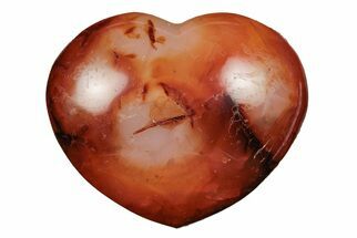 Colorful Carnelian Agate Heart #205328