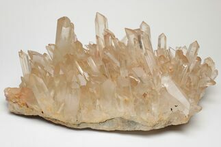 Tangerine Quartz Crystal Cluster - Madagascar #205638