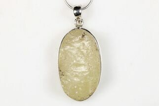 1.35" Libyan Desert Glass Pendant (7.7 grams) - Meteorite Impactite - Crystal #205657