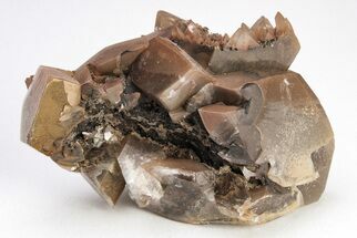 Sharp, Scalenohedral Calcite Crystal Cluster - Red Dome Mine #204694