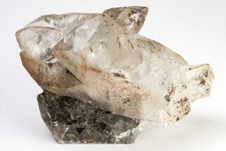 Gemmy, Colorless Calcite Crystal Cluster - Red Dome Mine #204714