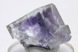 Purple-Zoned Cubic Fluorite Cluster - China #205601