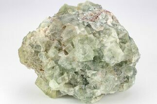 Green Cubic Fluorite Crystal Cluster - Morocco #204406