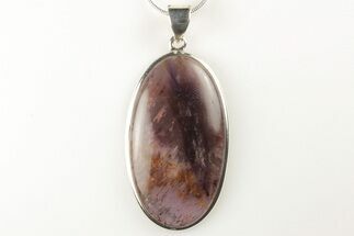 Cacoxenite Amethyst Pendant (Necklace) - Sterling Silver #206380