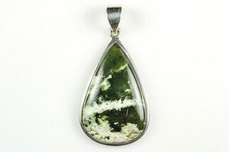 Chrome Chalcedony Pendant (Necklace) - Sterling Silver #206291