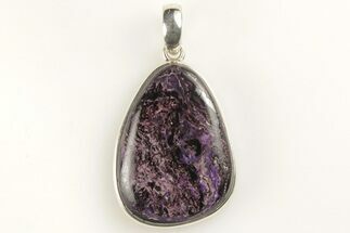 Sugilite Pendant (Necklace) - Sterling Silver #206398