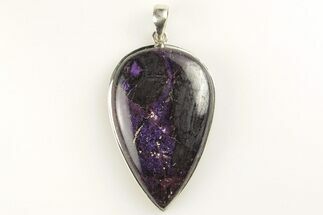 Sugilite Pendant (Necklace) - Sterling Silver #206408