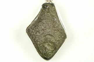 Green Moldavite Tektite Pendant ( grams) - Czech Republic #206649