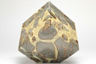 Wide, Polished Septarian Cube - Utah #207778