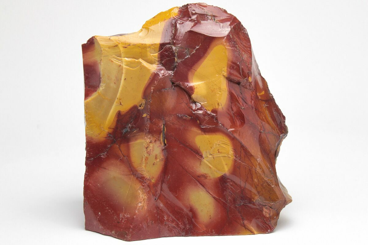 4.1" Freestanding Brilliant, Red/Yellow Mookaite Jasper - Australia (#208148) For Sale - FossilEra.com