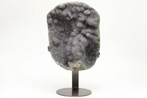 Sparkling, Amethyst Geode With Metal Stand #209129