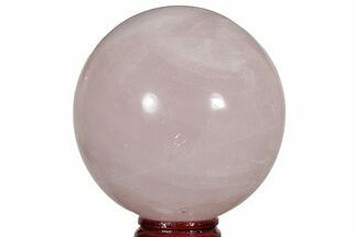 Polished Rose Quartz Sphere - Madagascar #210182