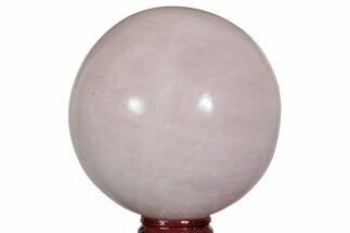 Polished Rose Quartz Sphere - Madagascar #210186