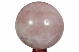 Polished Rose Quartz Sphere - Madagascar #210187