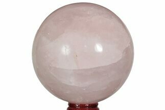 Polished Rose Quartz Sphere - Madagascar #210188