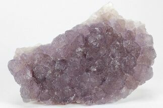Purple, Stepped-Octahedral Fluorite on Quartz - Lupita Mine #210646