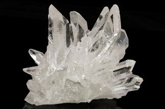 Clear Quartz Crystal Cluster - Brazil #212475