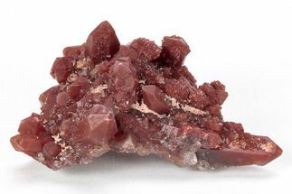 Natural Red Quartz Crystal Cluster - Morocco #213173