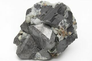 Octahedral Magnetite Crystal Cluster - Russia #209403