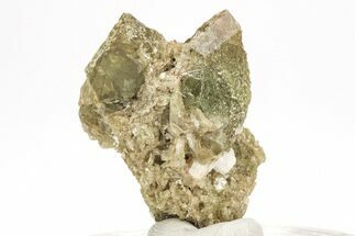 Green Titanite (Sphene) Crystals - Brazil #214903