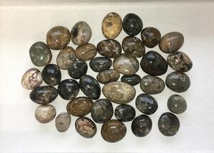 Clearance Lot: Polished Ibis Jasper Stones - Pieces #215454