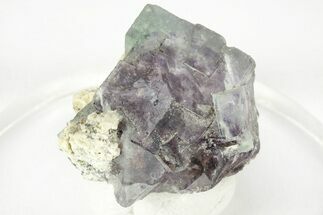 Colorful Cubic Fluorite Crystal with Phantoms - Yaogangxian Mine #215776
