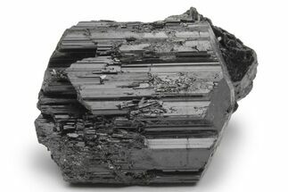 Terminated Black Tourmaline Crystal Cluster - Madagascar #217290