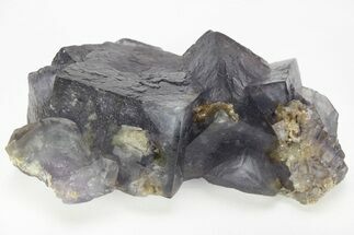 Colorful Cubic Fluorite Crystals with Phantoms - Yaogangxian Mine #217411