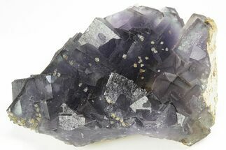 Purple Cubic Fluorite Crystals with Phantoms - Yaogangxian Mine #217424