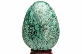 Polished Malachite Egg - Peru #217330