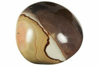 Polished Polychrome Jasper Palm Stone - Madagascar #217908