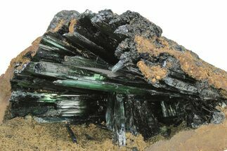 Nodule With Emerald-Green Vivianite Crystals #218267