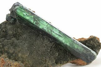 Gemmy, Emerald-Green Vivianite Crystals - Brazil #218183