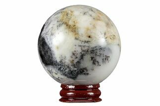 Polished Dendritic Agate Sphere - Madagascar #218921