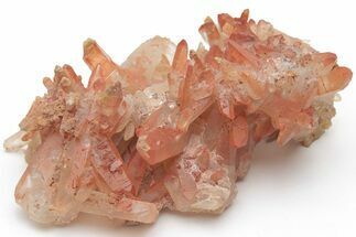 Natural Red Quartz Crystal Cluster - Morocco #219010