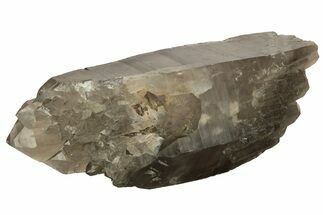 Massive, Double-Terminated Natural Smoky Quartz Crystal - Brazil #219223