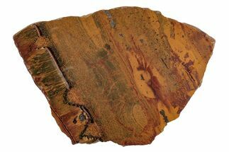 Polished Packsaddle Tiger Eye Slab - Western Australia #216756