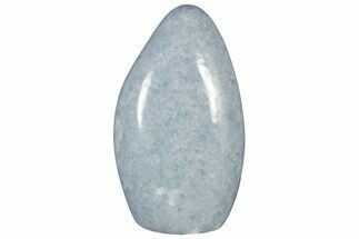 Polished, Free-Standing Blue Calcite - Madagascar #220335