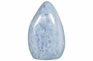 Polished, Free-Standing Blue Calcite - Madagascar #220341