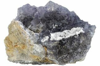 Purple, Cubic Fluorite Crystal Cluster - Pakistan #221252