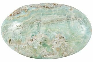 Polished Blue Caribbean Calcite Stone #221321