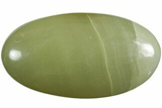 Polished, Green (Jade) Onyx Palm Stone - Afghanistan #224025