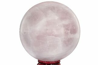 Polished Rose Quartz Sphere - Madagascar #210235