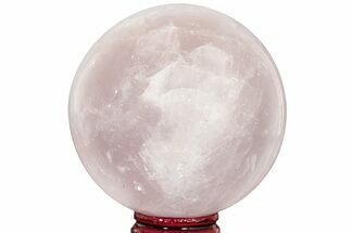 Polished Rose Quartz Sphere - Madagascar #210237