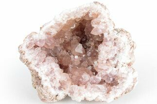 Sparkly, Pink Amethyst Geode (Half) - Argentina #225744