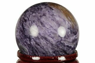 Polished Purple Charoite Sphere - Siberia #212331