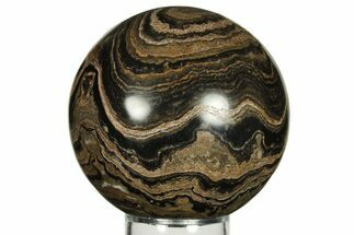 Polished Stromatolite (Greysonia) Sphere - Bolivia #227052